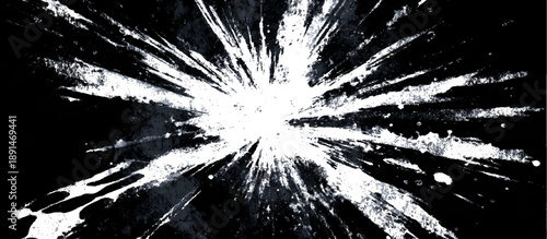 Old black cracked cement wall background with grungy texture design. vector scratched stone surface and dusty plaster crack background.