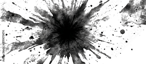 Old black cracked cement wall background with grungy texture design. vector scratched stone surface and dusty plaster crack background.