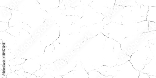 modern black and white scratch and cracks grunge texture dust and distressed wall pattern white background..
