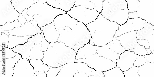 modern black and white scratch and cracks grunge texture dust and distressed wall pattern white background..
