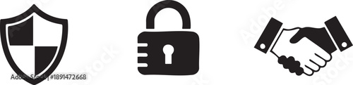 Protection Safety Trust Security And Reliability Graphic Icons
