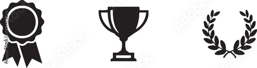 Recognition Award Certificate Success And Education Graphic Icons