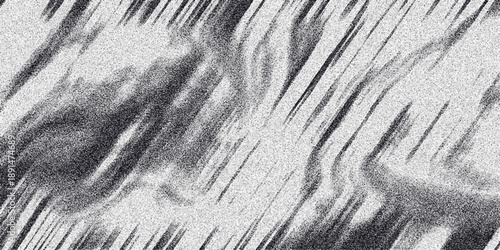 Abstract monochrome background with swirling diagonal brush strokes and a fine grainy texture, providing a textured and artistic visual for graphic design and digital art backgrounds