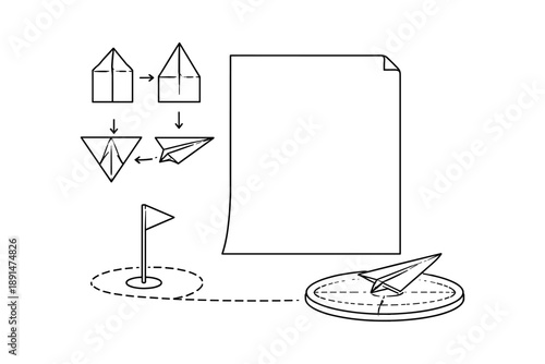 Step-by-step guide to folding a paper airplane: simple diy instructions