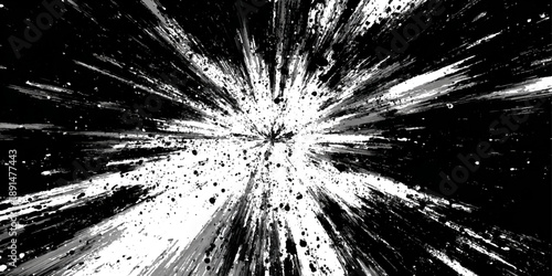 Old black cracked cement wall background with grungy texture design. vector scratched stone surface and dusty plaster crack background.