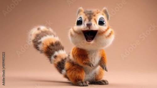 Wallpaper Mural Niedliches Streifenhörnchen Torontodigital.ca