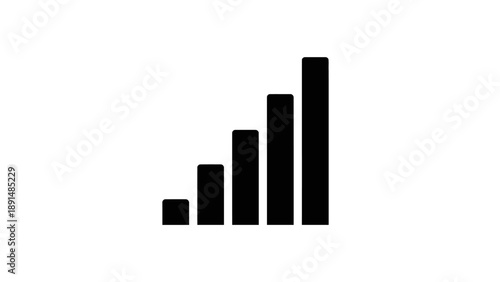 Signal Strength Indicator Icon Showing Full Connectivity Bar Graph. Free Download Signal Strength Indicator Icon Showing Full Connectivity Bar Graph. - GFXLoad