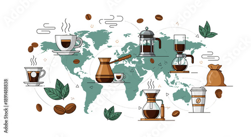 Coffee Around the World: Methods Traditions and the Global Love of Coffee