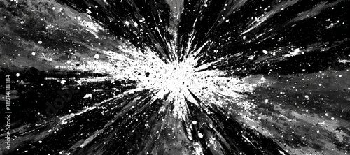 Old black cracked cement wall background with grungy texture design. vector scratched stone surface and dusty plaster crack background.