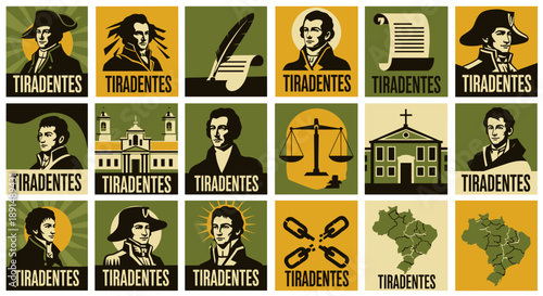 Historical Brazilian Icons: Tiradentes and Symbols of Independence and Justice