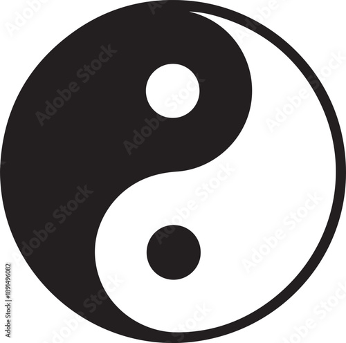 Yin Yang Balance Symbol
Yin-Yang Harmony Icon
Taoism Balance Emblem