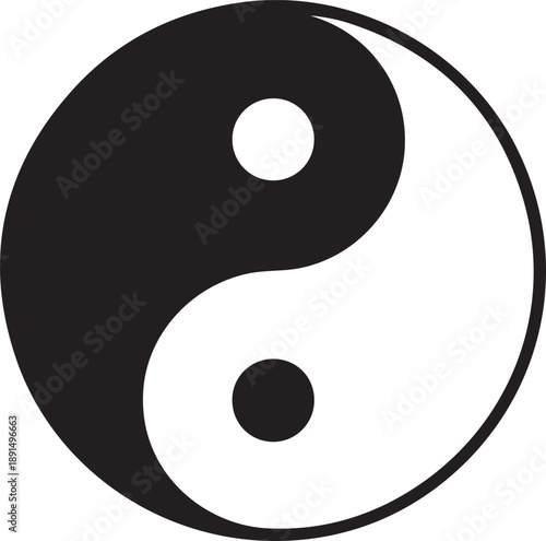 Yin Yang Balance Symbol
Yin-Yang Harmony Icon
Taoism Balance Emblem