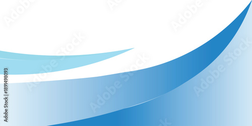 Smooth light blue wave background with modern curves and white space, suitable for clean and professional layouts.
