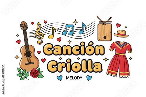 Colorful celebration of traditional peruvian music and dance