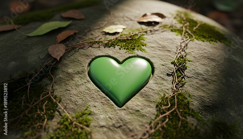 Heart shaped tree symbolizing love and romance for Valentine’s Day celebration