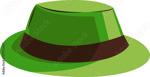 St Patrick Hat Illustration