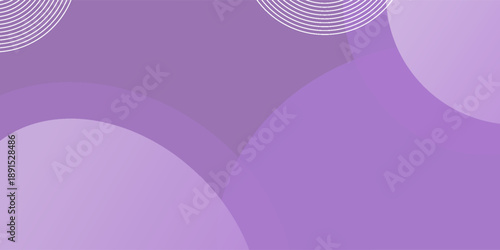 Purple circle overlap modern abstract background for template design, banner, poster, wallpaper. vector illustration eps 10