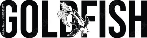 Simple Fish Word Design