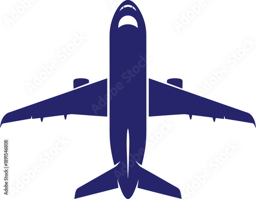 Airplane flying high in sky representing travel and aviation industry