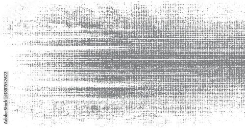 Grey dots and lines forming a textured abstract pattern on a white background