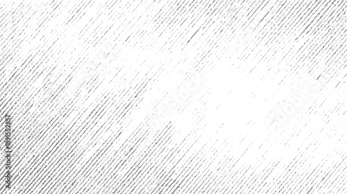Abstract diagonal grey textured lines on white background pattern