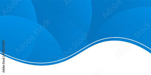 Vector template Blue Flyer, poster business design. EPS 10