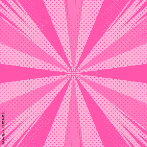 新春用アメコミ風背景(正方形)