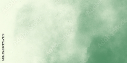 Abstract Watercolor shades blurry and defocused Cloudy Blue Sky Background. Abstract diffuse green colored smoke cloudy background, Watercolor background for presentations, cover, card, invitation. 
