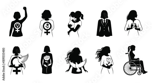 Empowering women silhouettes collection