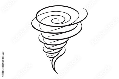 vector illustration of an abstract spiral