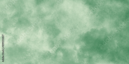 Abstract Watercolor shades blurry and defocused Cloudy Blue Sky Background. Abstract diffuse green colored smoke cloudy background, Watercolor background for presentations, cover, card, invitation. 
