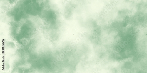 Abstract Watercolor shades blurry and defocused Cloudy Blue Sky Background. Abstract diffuse green colored smoke cloudy background, Watercolor background for presentations, cover, card, invitation. 