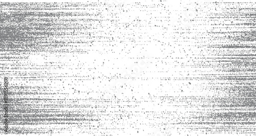 Grey horizontal distressed texture with scattered dots and lines on white background grunge