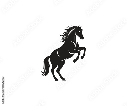 horse silhouette vector