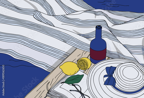 A set of minimal vintage posters with wine bottles, glass of red and white sparkling wine. Restaurant menu, invitation for an event, festival, party. Wine tasting concept. Retro vector illustration