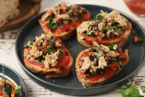 Traditional sandwiches of Malta Hobz Biz Zejt	