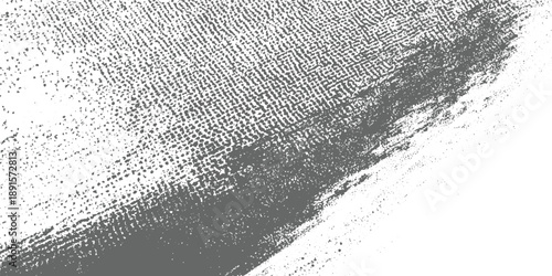 Textured gray abstract background with scattered dots and brush strokes white