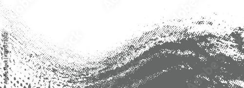 Abstract gray textured gradient with scattered dots and solid shapes