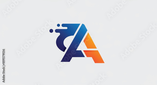 Modern abstract letter A logo with dynamic digital pixel elements and gradient colors. Ideal for technology startups, AI companies, software firms, fintech, digital platforms, and corporate branding. 