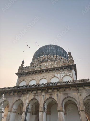 Qutub Shahi tombs are Islamic tombs and mosques  Qutub Shahi dynasty located in the Ibrahim Bagh in Hyderabad,  Telangana, India.