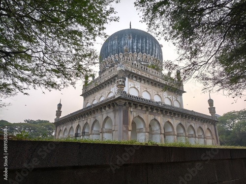 Qutub Shahi tombs are Islamic tombs and mosques  Qutub Shahi dynasty located in the Ibrahim Bagh in Hyderabad,  Telangana, India.