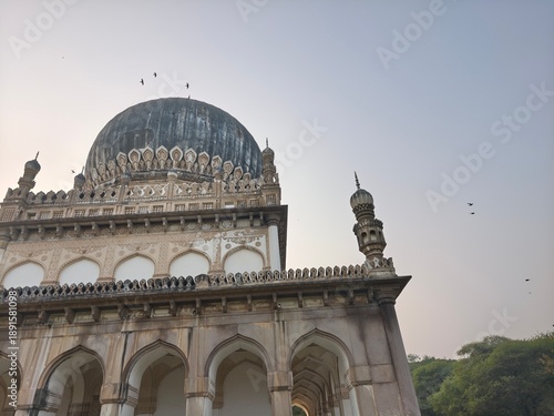 Qutub Shahi tombs are Islamic tombs and mosques  Qutub Shahi dynasty located in the Ibrahim Bagh in Hyderabad,  Telangana, India.