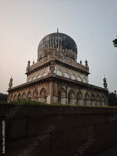 Qutub Shahi tombs are Islamic tombs and mosques  Qutub Shahi dynasty located in the Ibrahim Bagh in Hyderabad,  Telangana, India.