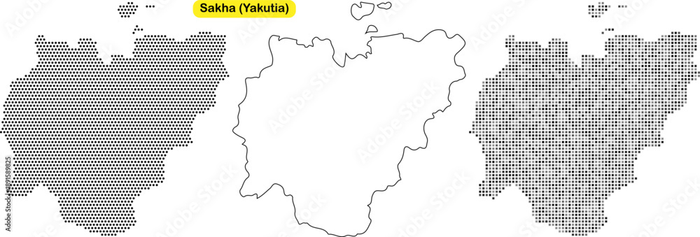 Fototapeta premium Detailed map of serbia with various visual representations and textured patterns