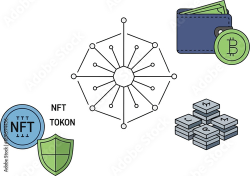 Wallpaper Mural Vector illustration of a stylized city skyline at sunset, with warm orange and purple hues, suitable for travel and urban themes. Torontodigital.ca