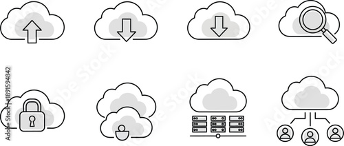 Wallpaper Mural Clean geometric pattern with repeating triangles in blue and white, modern minimalist design. Torontodigital.ca