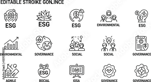 Enable stone esg alliance icons