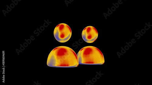 Heatmap User Icon Loop Animation