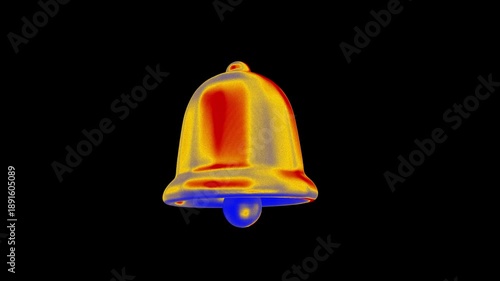 Heatmap Bell Icon Loop Animation