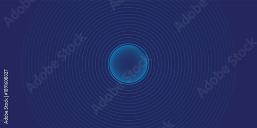 Bright blue dynamic abstract vector background with diagonal lines. 3d cover of business presentation banner for sale event night party. Fast moving soft circle wave line stripe decoration